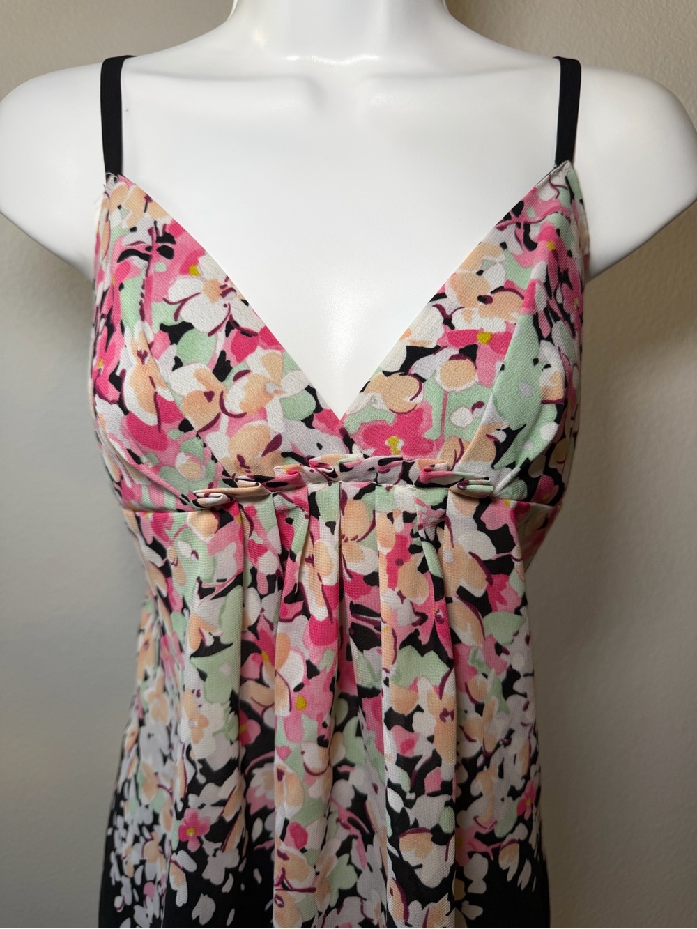 Oscar De La Renta Lingerie Floral Slip Dress - Picture 3 of 10